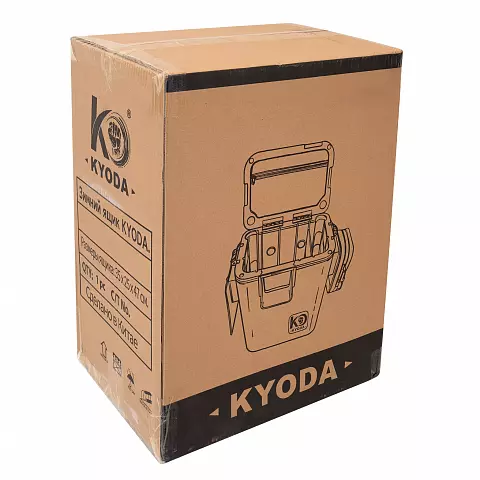 Фото ящик зимний kyoda, полипропиленовый (ppe), р-р 35х25х47, цвет синий