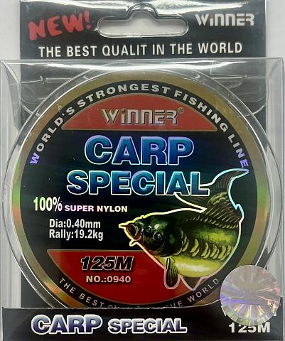 Фото carp special  winner d-0,28 мм, l-125 м, цвет прозрачный (10 шт)