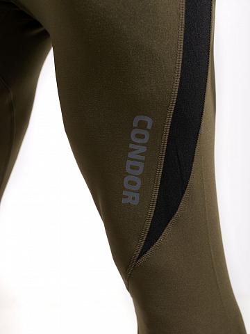 Фото термобелье "condor", "thermo24", нательное, комплект, полиэстр 92%, спандекс 8%, цвет хаки, р-р xxl