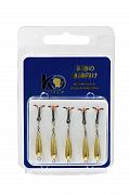 Фото черт с подвесным тройником, размер м, вес 1,3  гр, золото /5 шт/