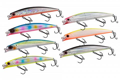 Фото воблер kyoda veron minnow-120f, длина 120 мм, вес 17  гр, цвет p1241, заглубление 0,1-0,6 м