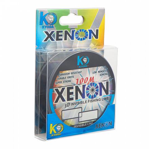 Фото леска kyoda xenon 3d, d - 0,261 мм, длина 100 м, разрывная нагрузка 7,02 кг (10 шт/упак)