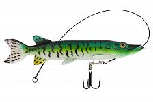 Фото виброхвост оснащенный kyoda live pike, размер 190 мм, вес 60 гр, цвет 053 1 шт