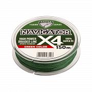 Фото navigator x4 d-0,12 мм, l-150 м, цвет зеленый, разрывная нагрузка 7,30 кг